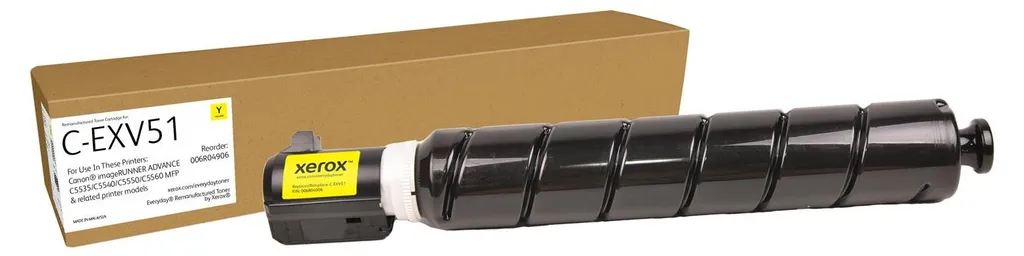 Toner Xerox 006R04906 Jaune compatible Canon C-EXV51 pour Imprimante DX