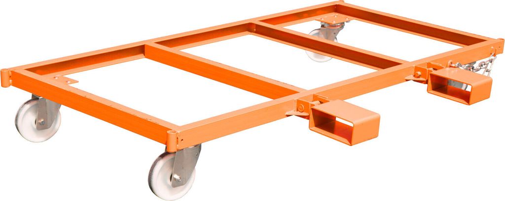 Bauer Langgutseitenwagen LSW 2,5, lackiert, Gelborange