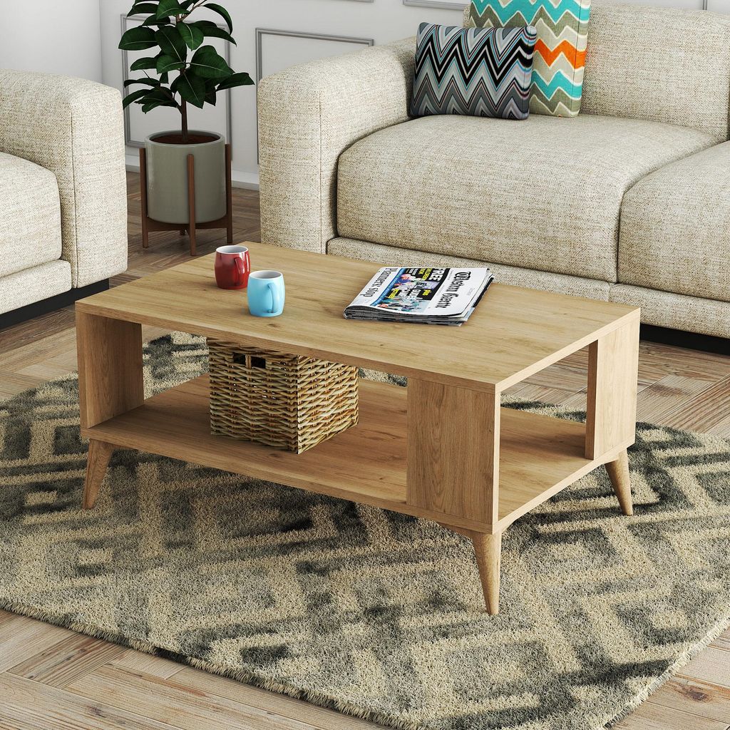 Skye Decor, konferenční stolek (2 patra), dub, 90 x 54 x Obrázek produktu 