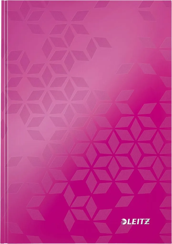 Carnet A5 rose 90g papier premium ligné 80 feuilles gamme Wow pack x6