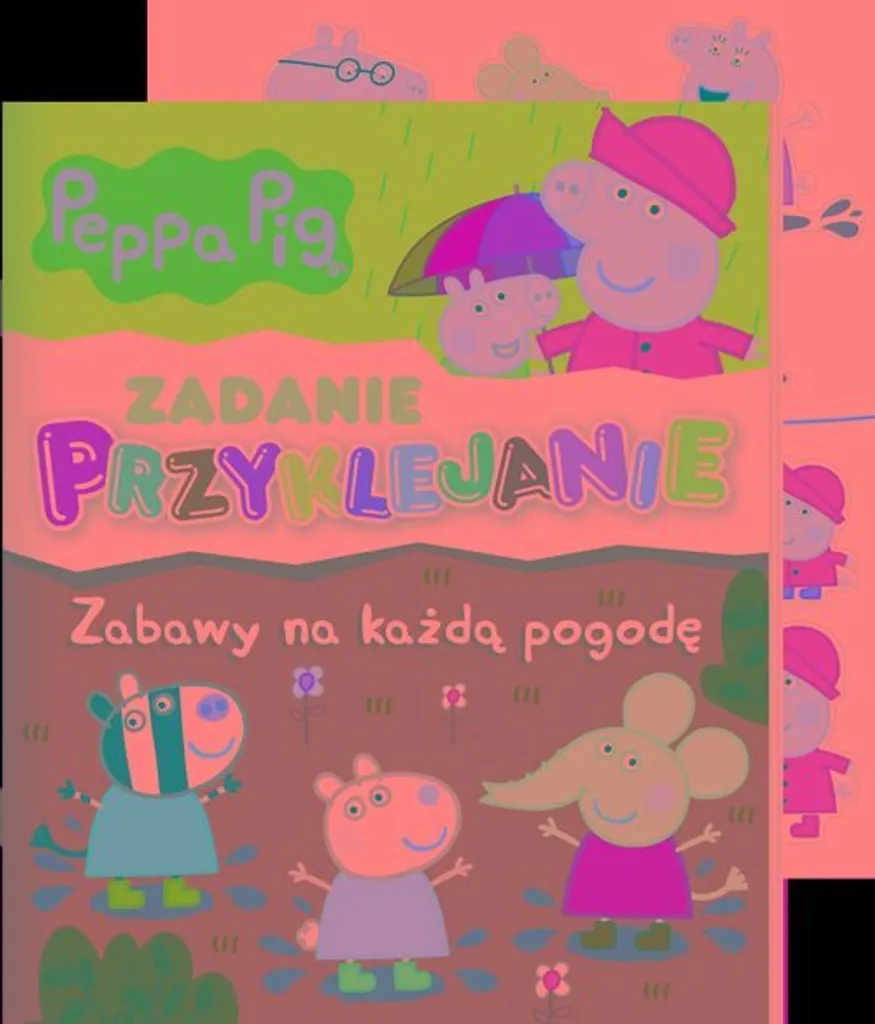Cahier Autocollants Peppa Pig Polonais Jeux Météo pour Petit Enfant