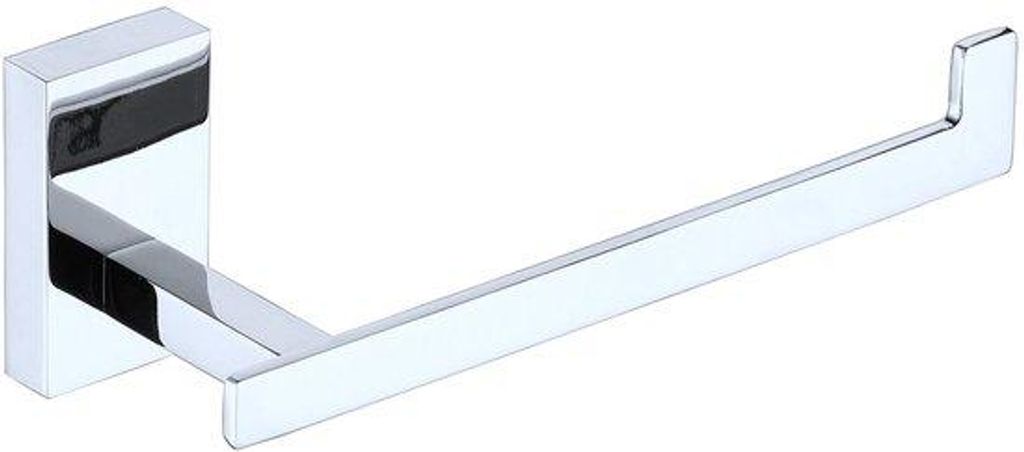 Messing Toiletrolhalter Wandmontiert mit Chrom Ausfachung