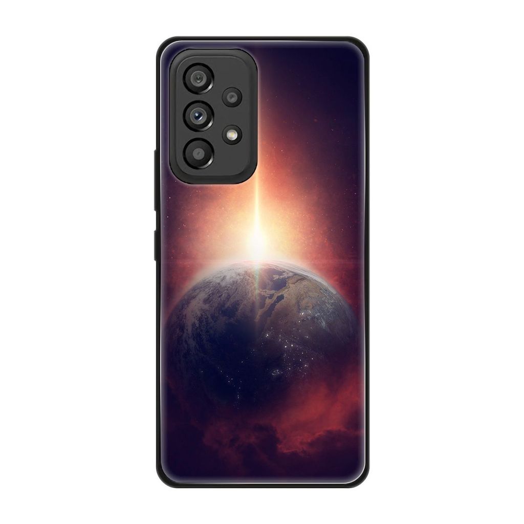 König Design Hülle kompatibel mit Samsung Galaxy A53 5G Kunststoff Soft Handyhülle - Handy Case Unsere Erde