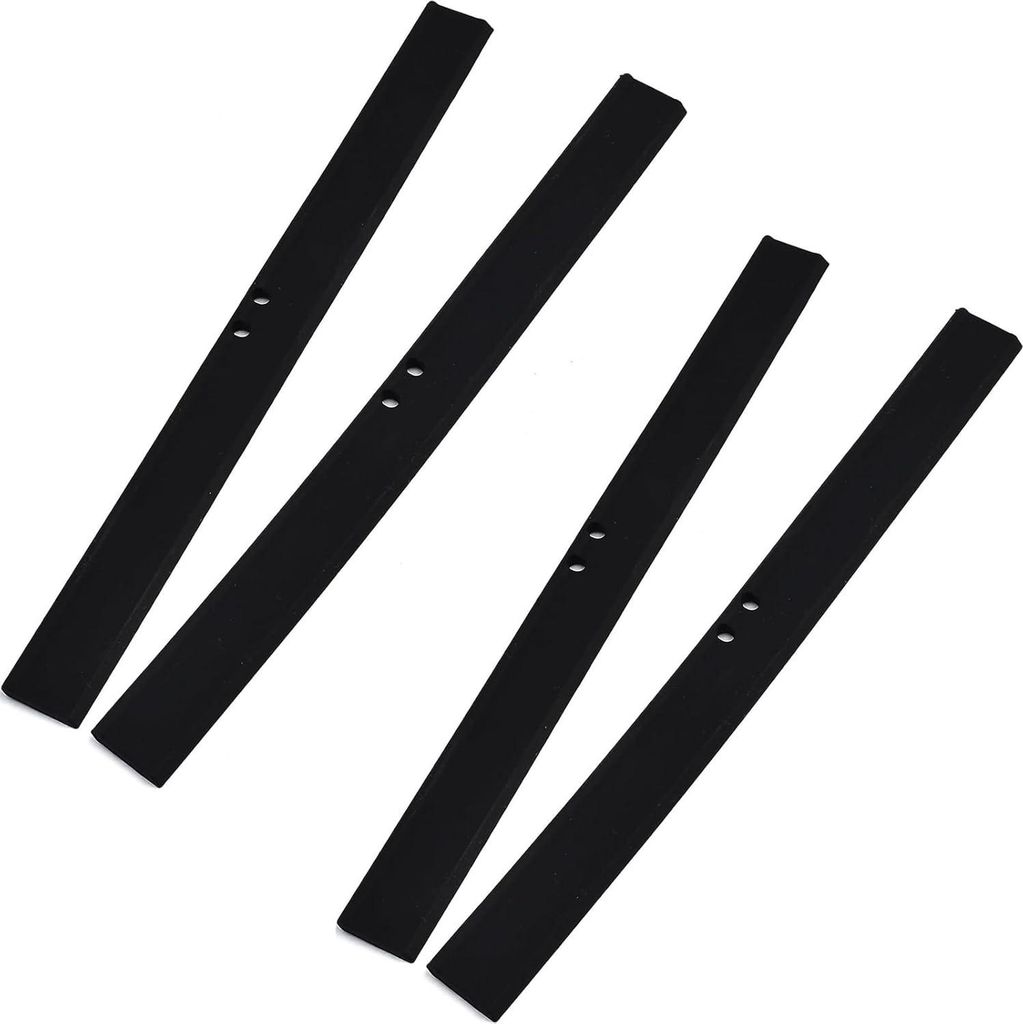 4 Stücke Gummilippe 25cm aus schwarzem Silikon Ersatzlippe Produktbild 