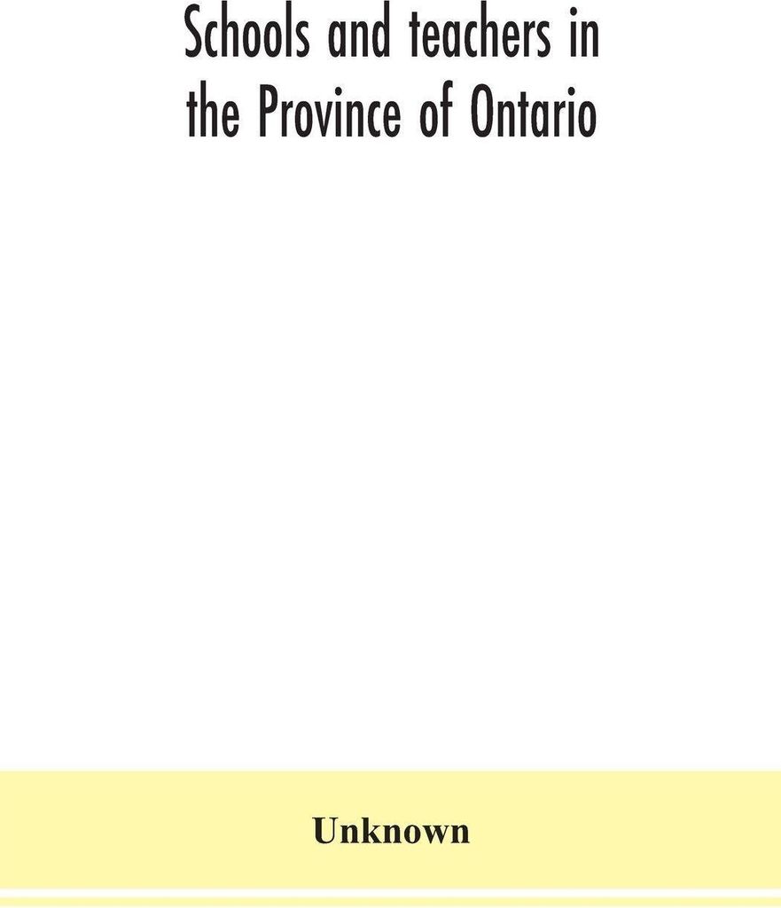 Schools and teachers in the Province of Ontario Elementary Public and Separate Schools November 1940
