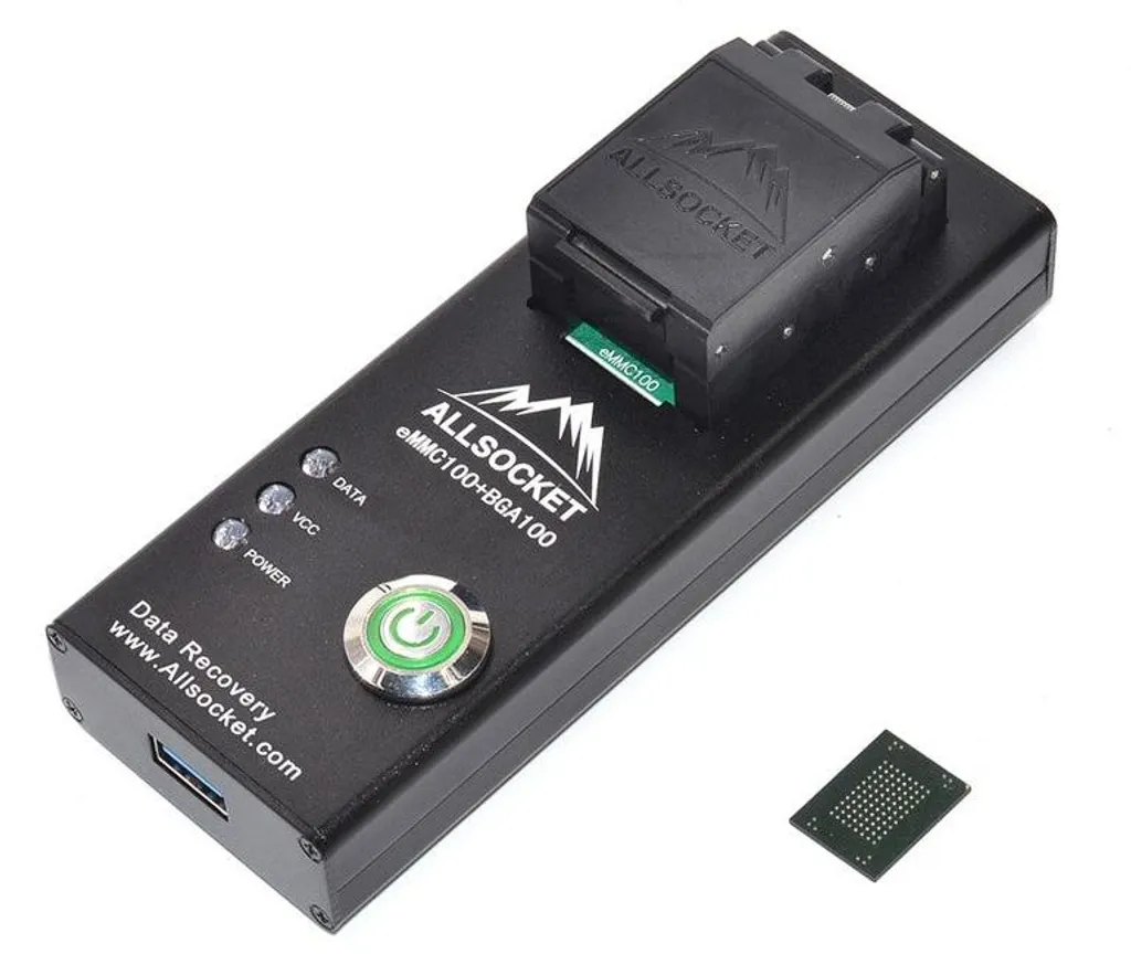 Programmer Puce eMMC100 BGA100 avec Lecteur AllSocket de Récupération - 4