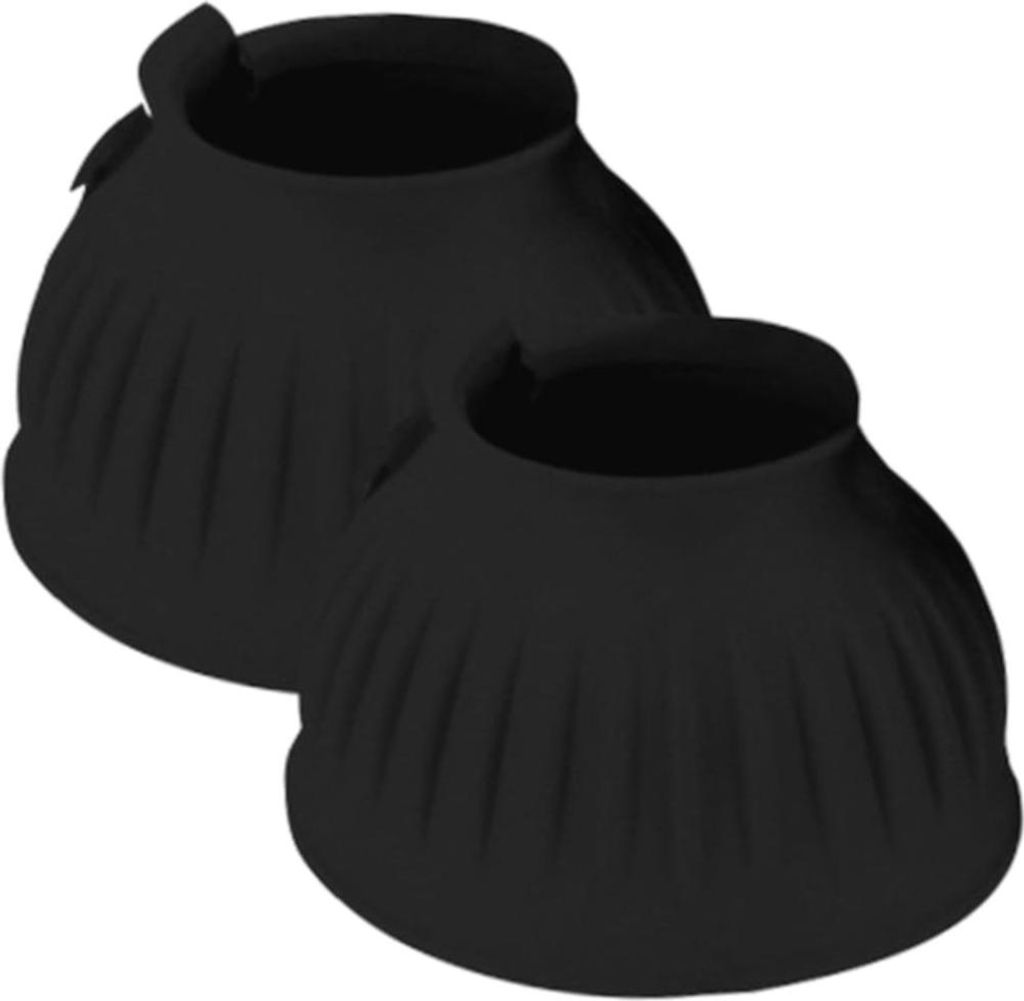 CATAGO Hufglocken GUMMI, 2 Stück - schwarz - XL