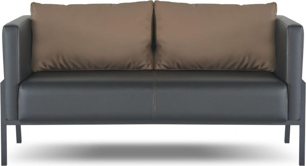 Exklusive Büro Sitzmöbel Designer 2x Polster 2-Sitzer Edle Sessel 4tlg