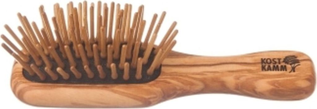 Kost Kamm Mini Holzbürste Holznoppen