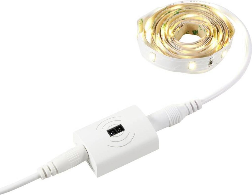 Sygonix SY-5733220 LED-Streifen-Komplettset mit Bewegungsmelder 230 V 1500 mm Naturweiß 1 St.