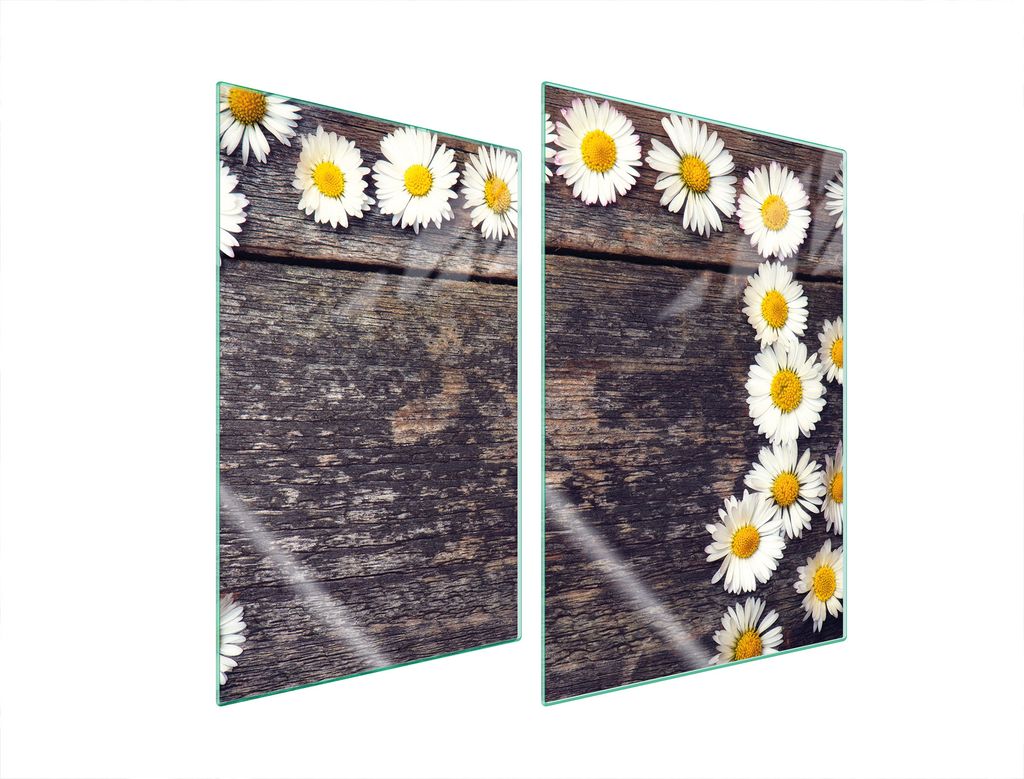 Glasschutzplatte Für Küche 2X35X52 Holz