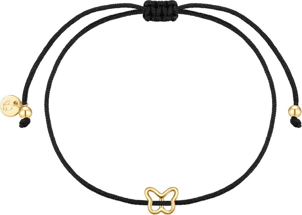 Glanzstücke München Armband Schmetterling Sterling Silber Textil 50084369