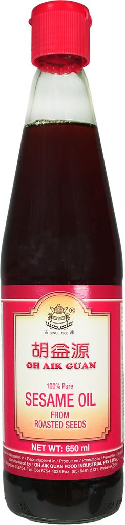 AIK 100% Pure Sesamöl (geröstet) 650ml Produktbild 