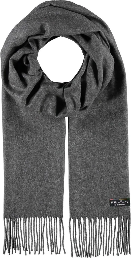 Sciarpa FRAAS Cashmink® Grigio - Morbidezza Superiore al Cashmere