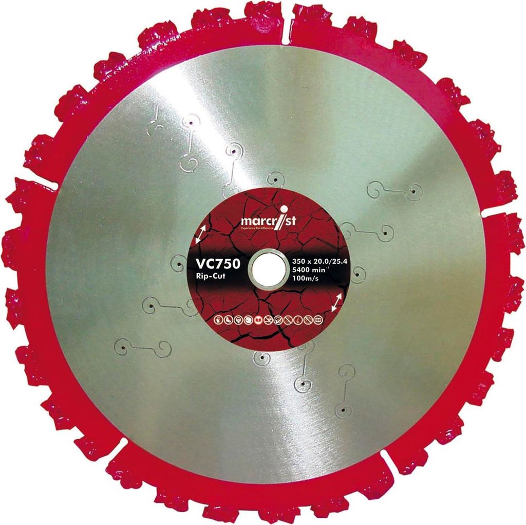 MARCRIST Diamant-Trennscheibe VC750 Rip-Cut 230 x 22,2 mm