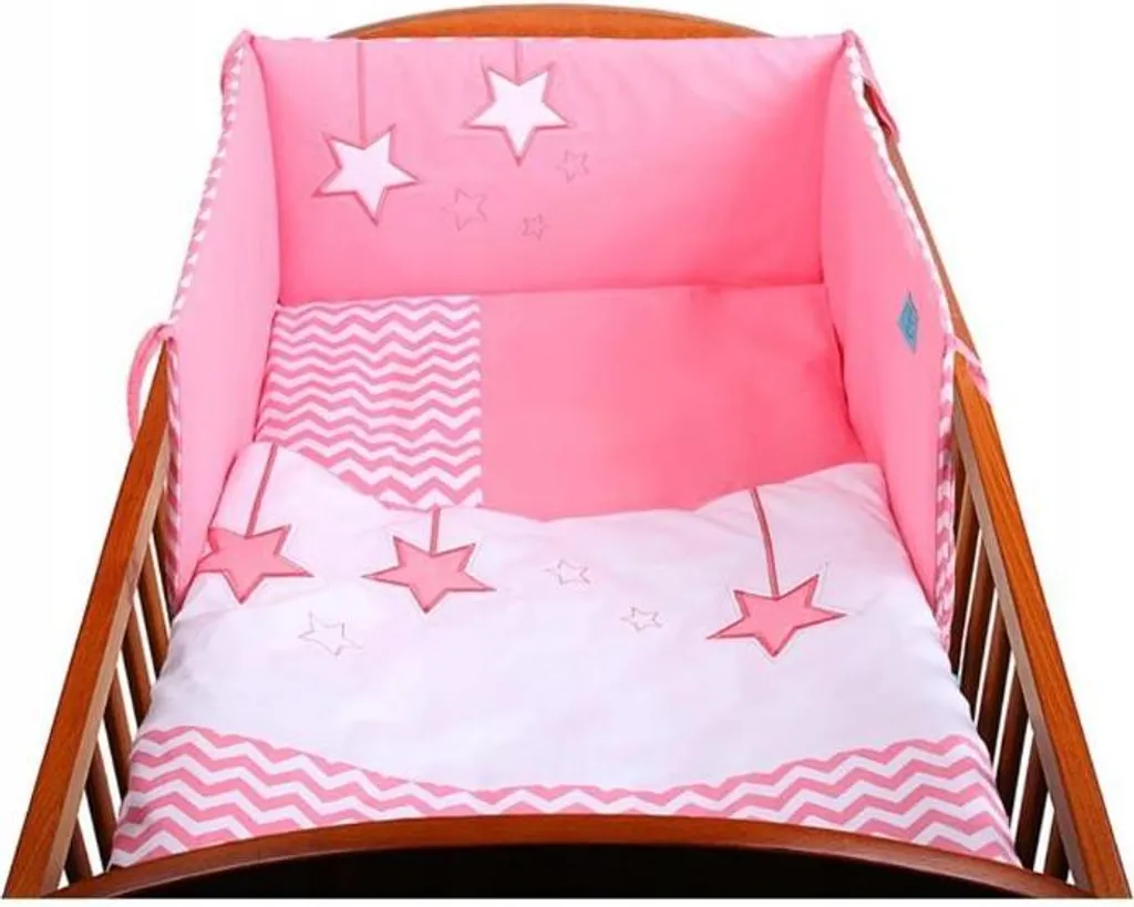 Linge de lit pour chambre de fille Belisima Star 100x135 3 pièces rose
