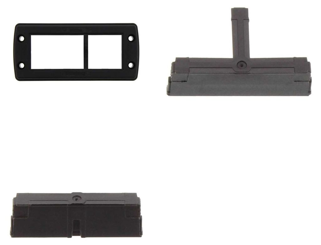 CONTA-CLIP Kabeldurchführungsrahmen KDS-SR inklusive Inlay 1- und 2-fach für klein, groß und doppelte Dichtelemente,