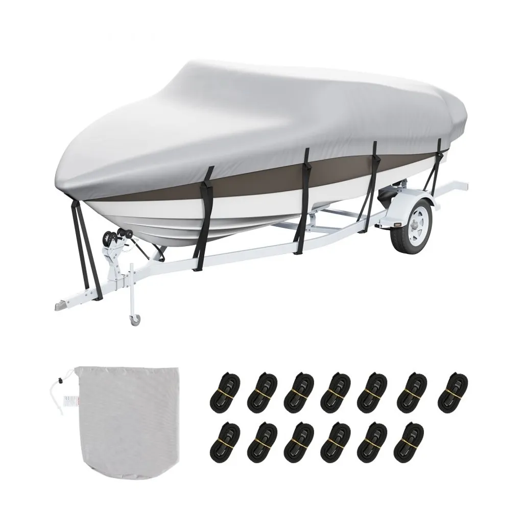 Housse d'hivernage bateau 518-579 cm Tissu Oxford 600D avec sac