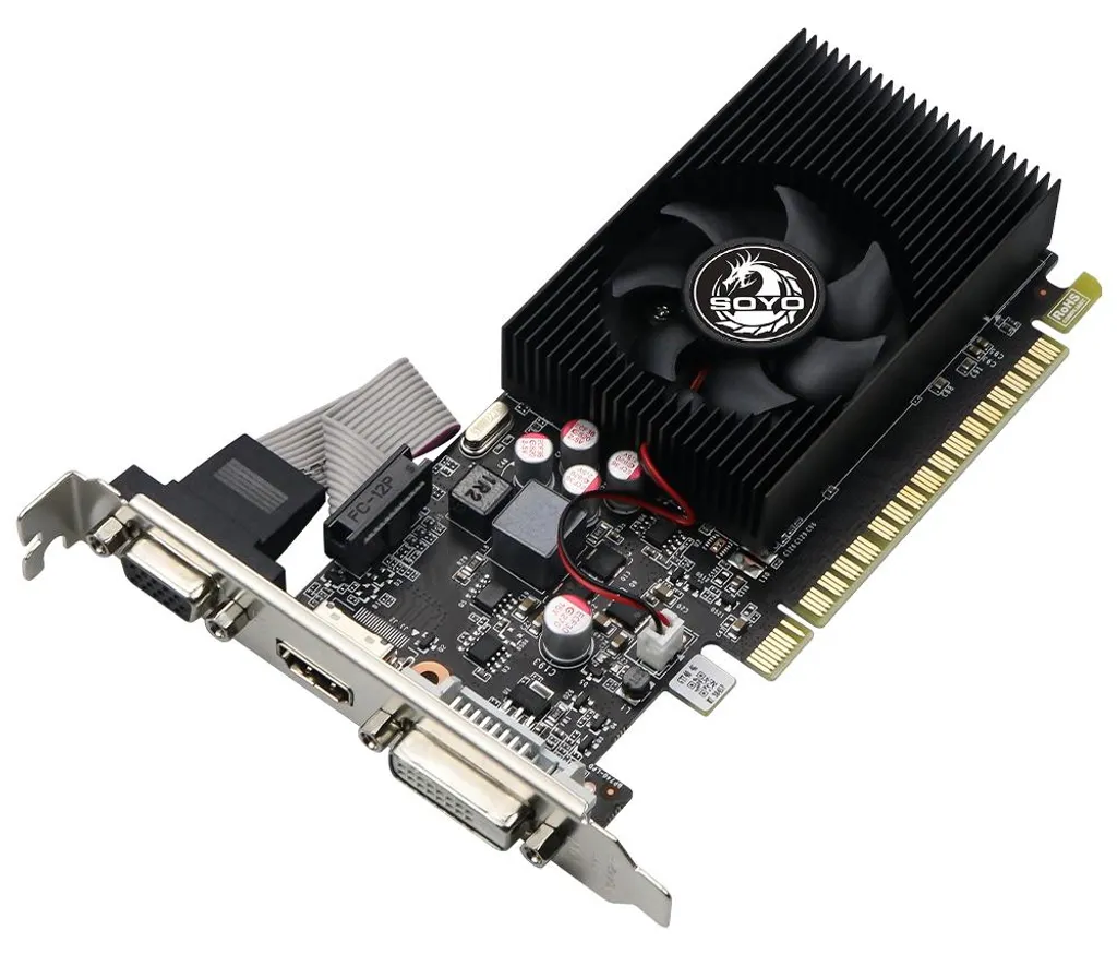 Carte graphique de bureau 4 Go GT740 - Composant PC Multi-Affichage HD - 5