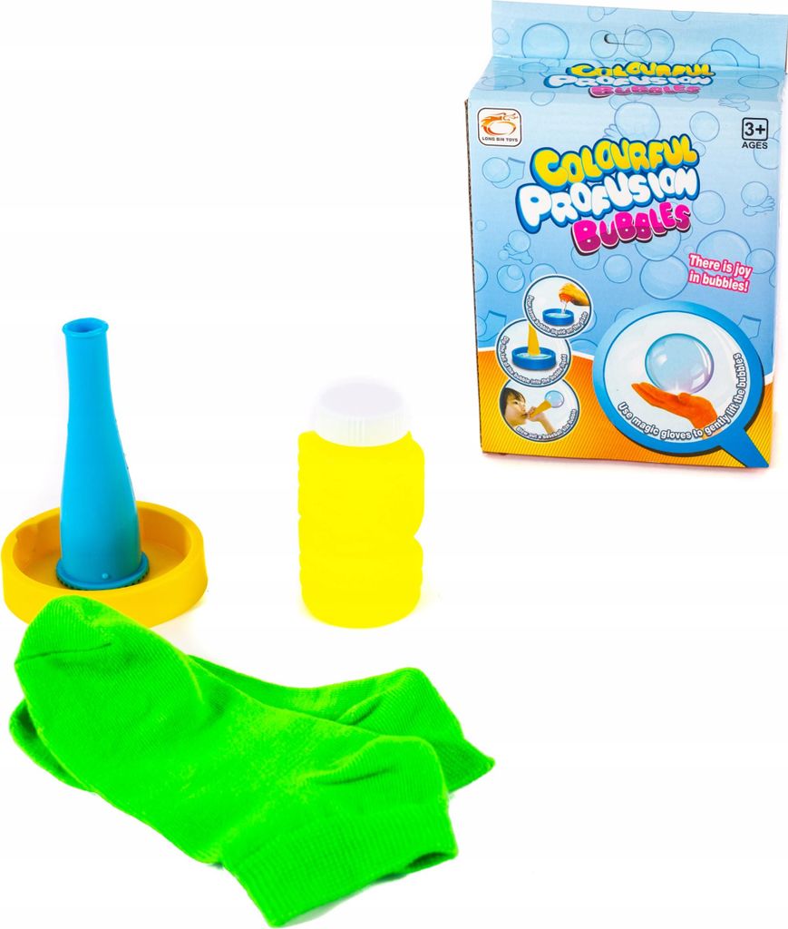 Magisches Seifenblasen Set mit Socken - Riesenseifenblasen Spielzeug für Kinder Outdoor Spaß