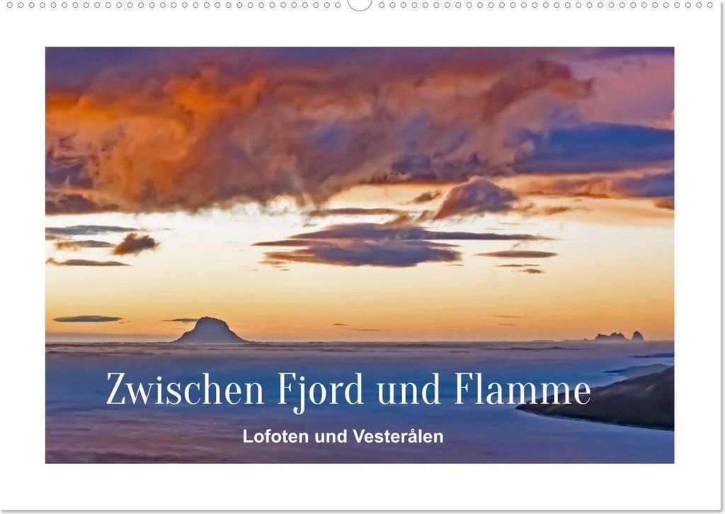 Zwischen Fjord und Flamme (Wandkalender 2027 DIN A2 quer), CALVENDO Monatskalender