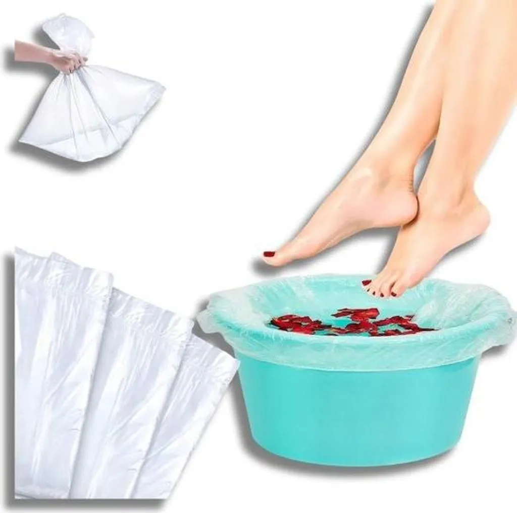 Bain de pieds spa pédicure hygiénique avec sacs de protection jetables