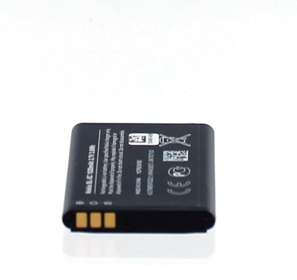 Akku für Nokia BL-5C Li-Ion 3,7 Volt 1020 mAh schwarz. Produktbild 