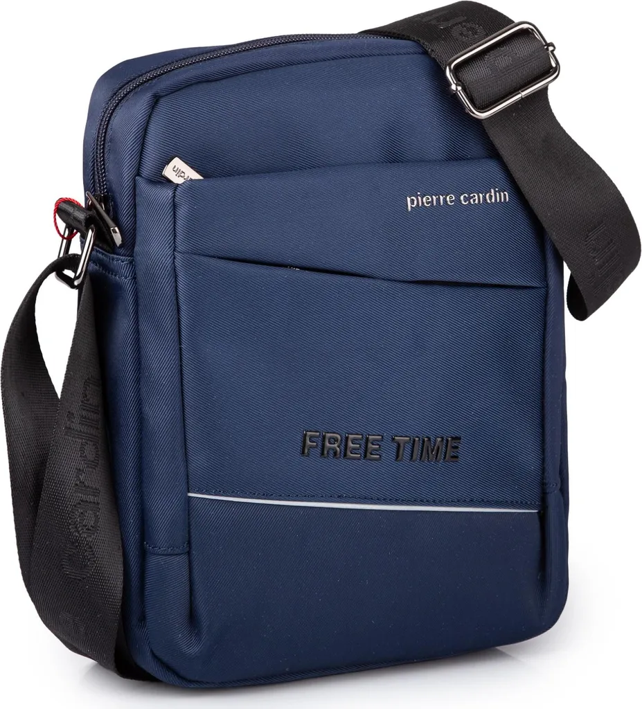 Sac bandoulière bleu Pierre Cardin moyen : fini le désordre dans vos poches