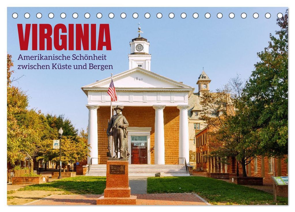 Virginia. Amerikanische Schönheit zwischen Küste und Bergen (Tischkalender 2027 DIN A5 quer), CALVENDO Monatskalender