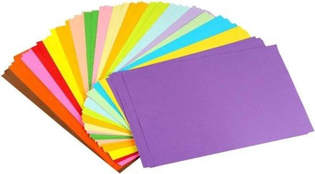 Ramette de papier canson A4 multicolore pour dessin et origami 100p