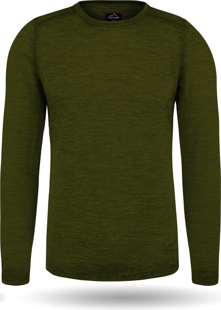 Herren Merino Langarm Baselayer thermoregulierend feuchtigkeitsregulierend geruchsneutral