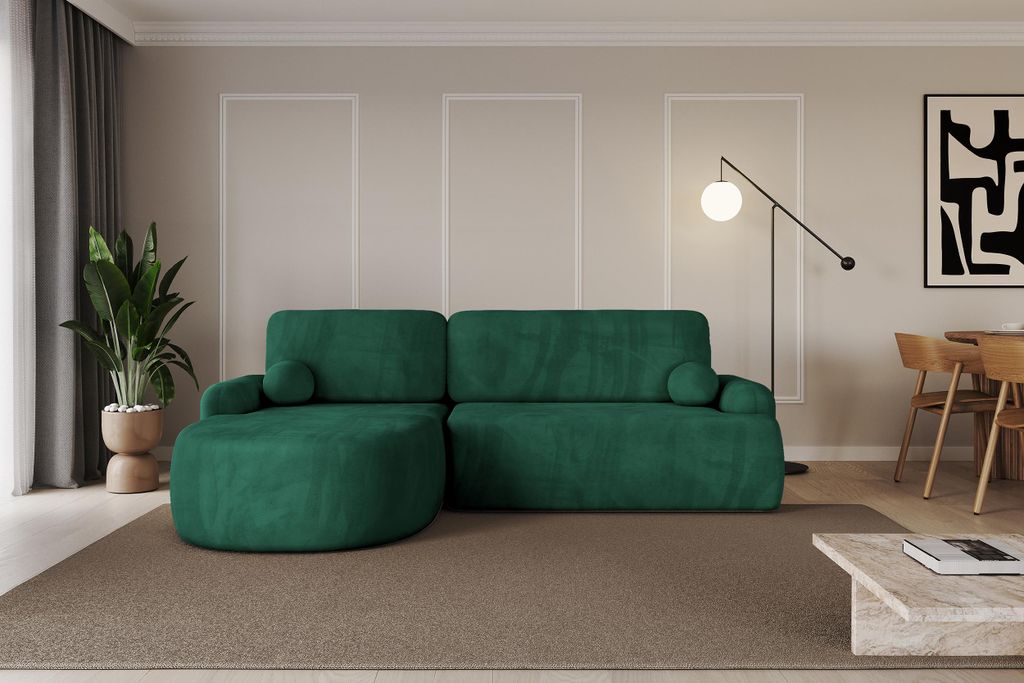 ALTDECOR Ecksofa mit Schlaffunktion und Bettkasten Corner Sofa Bett Eckcouch Couch L-Form Schlafcouch Ausziehbar Wohnlandschaft Schlafsofa Cauchsof...