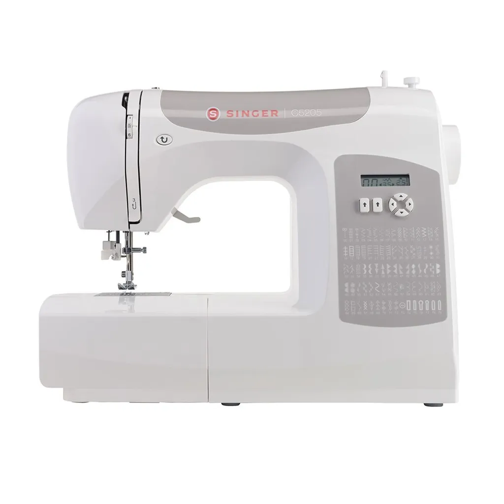 Machine à coudre SINGER C5205 polyvalente avec écran LCD et 80 points