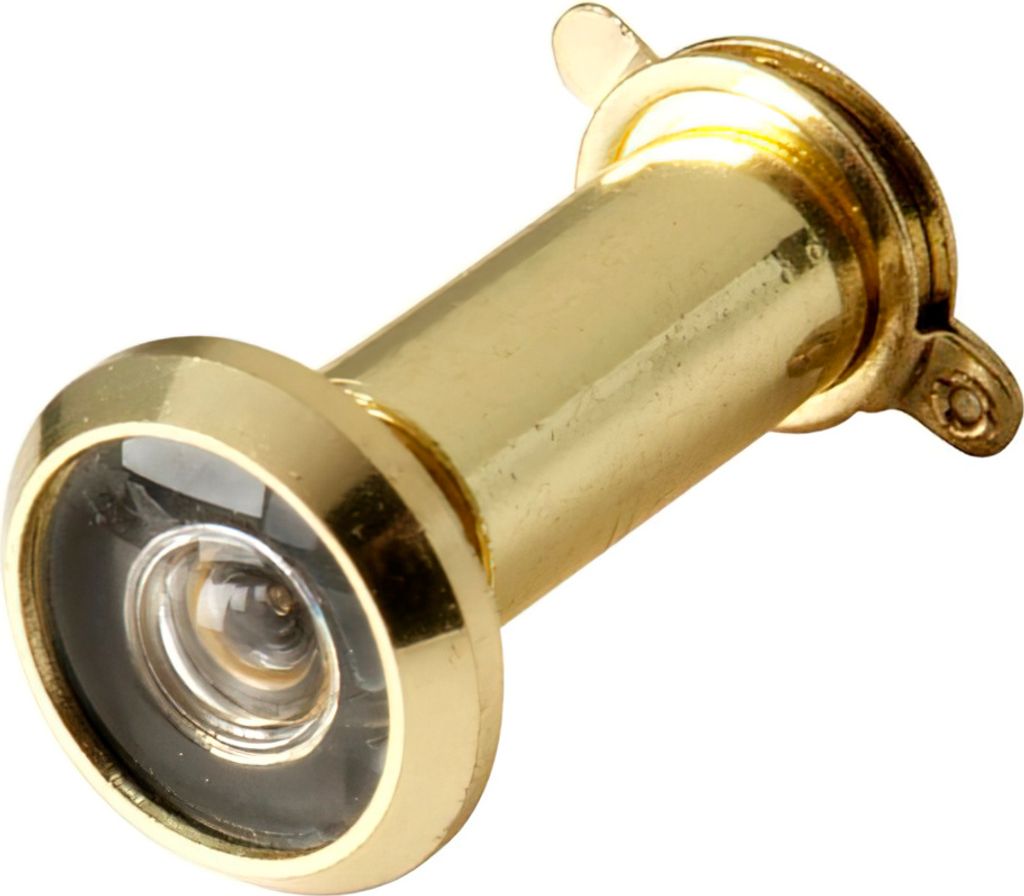 Türspion 35-60 mm. Messingplattiert (Blisterverpackung 1 Stück)