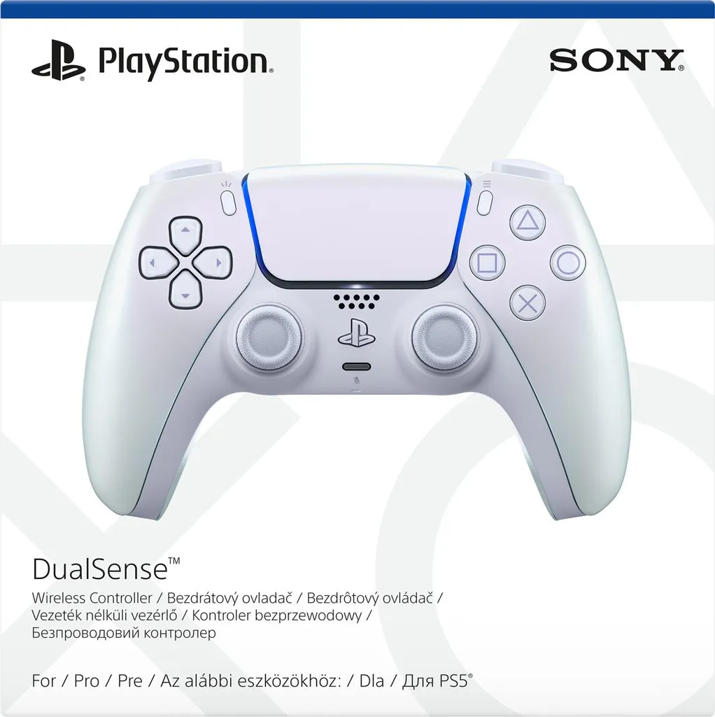 Manette PS5 DualSense Chroma Pearl pour une immersion totale sans fil