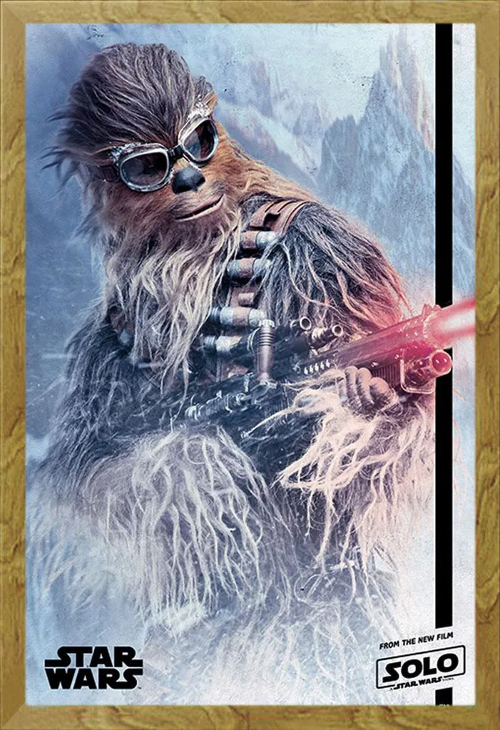 Poster Star Wars Chewbacca Cornice Shinsuke Rovere | Solo Movie