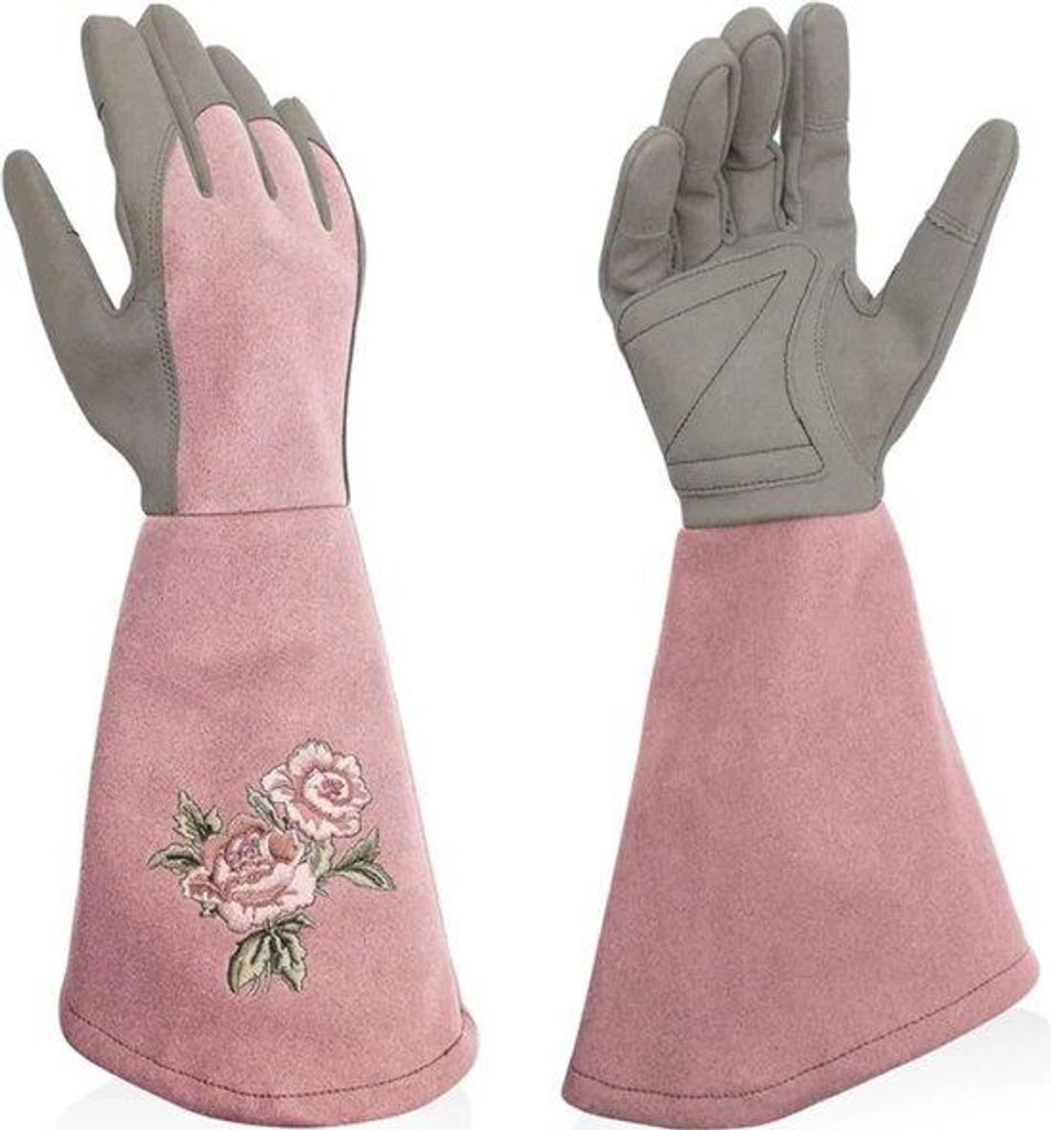 Set van twee damentuinhandschoenen met bescherming tegen Productafbeelding 