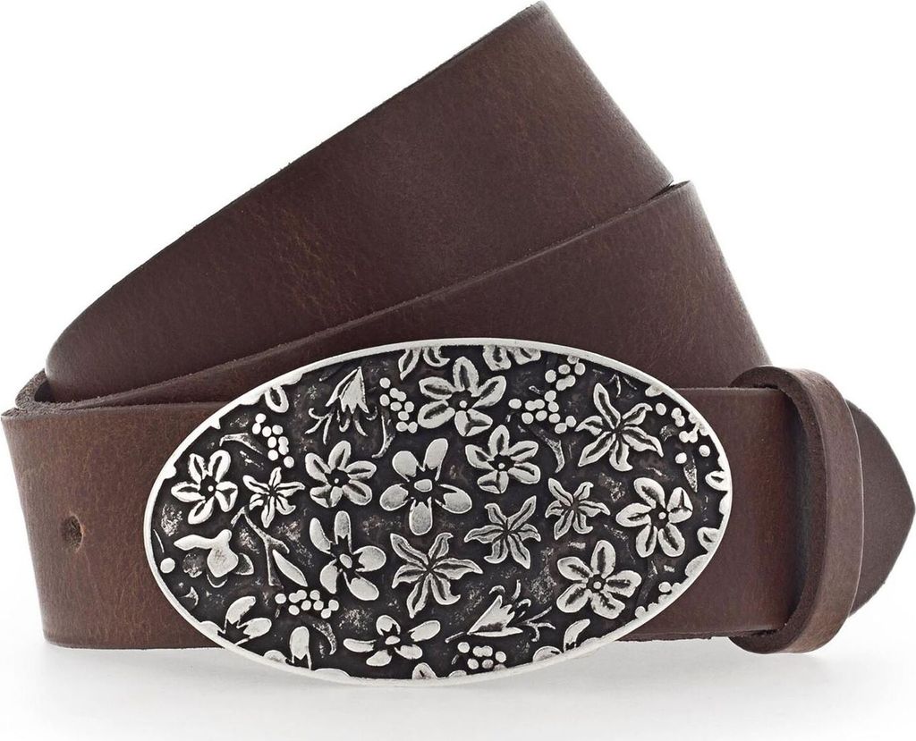 MUSTANG Leder Gürtel Women ́s Belt W110 Baileys braun
