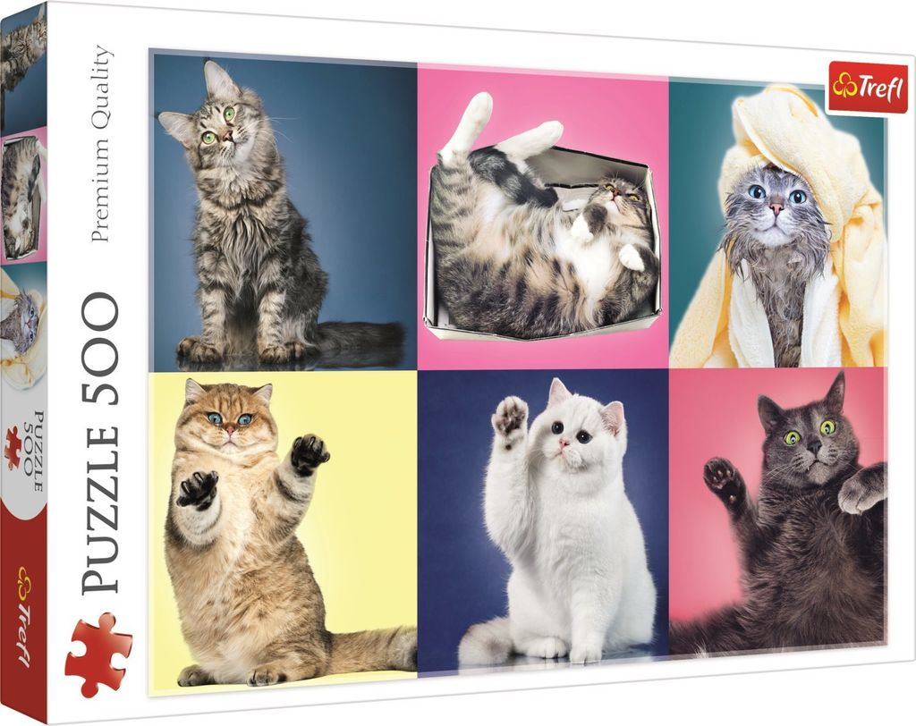 Trefl 37377 puzzle Puzzle 500 pezzi Animali Immagine del prodotto 