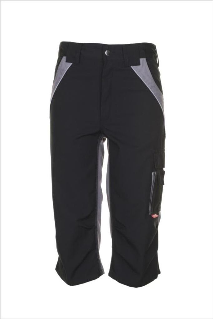 Planam Dreiviertel-Hose Plaline Gr. 3XL schwarz/zink Produktbild 