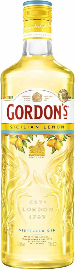 Gordon's Sicilian Lemon Distilled Gin fruchtiges Aroma Obrázok produktu 1