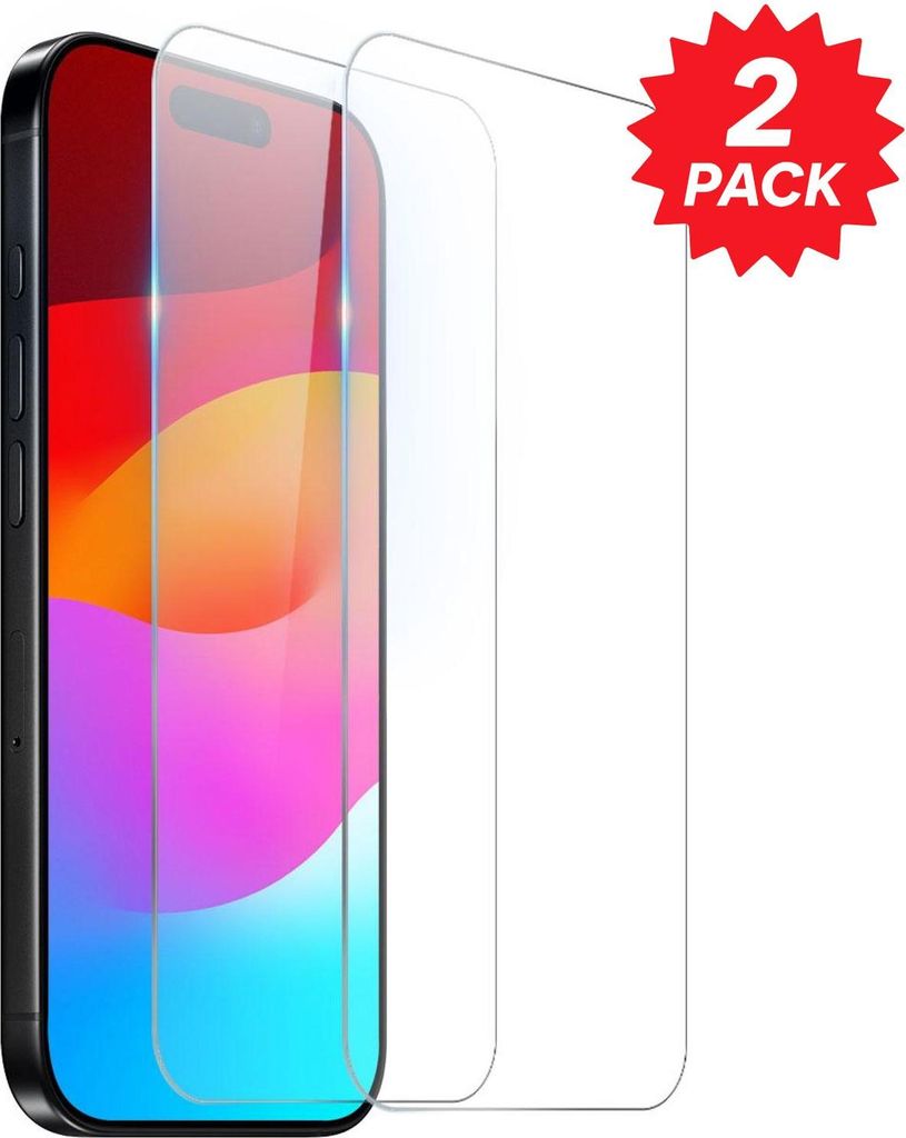 Für Apple iPhone 17 Pro Max 2x 2.5D 0,26 9H Hart Glas Display Schutz Transparent