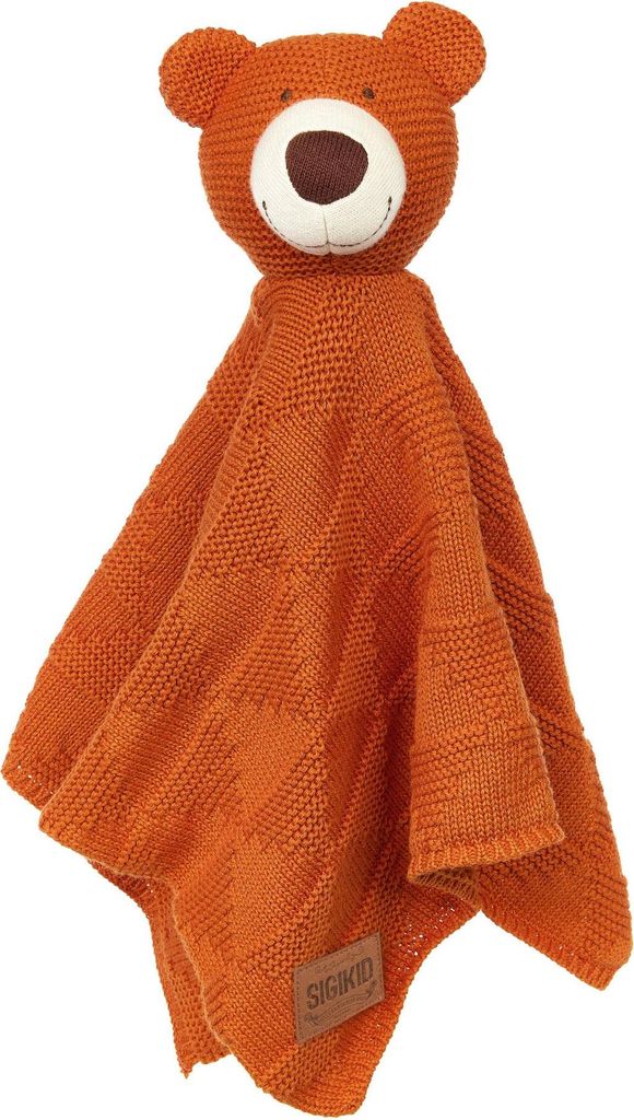 Sigikid Strick-Schnuffeltuch Bär 40 cm