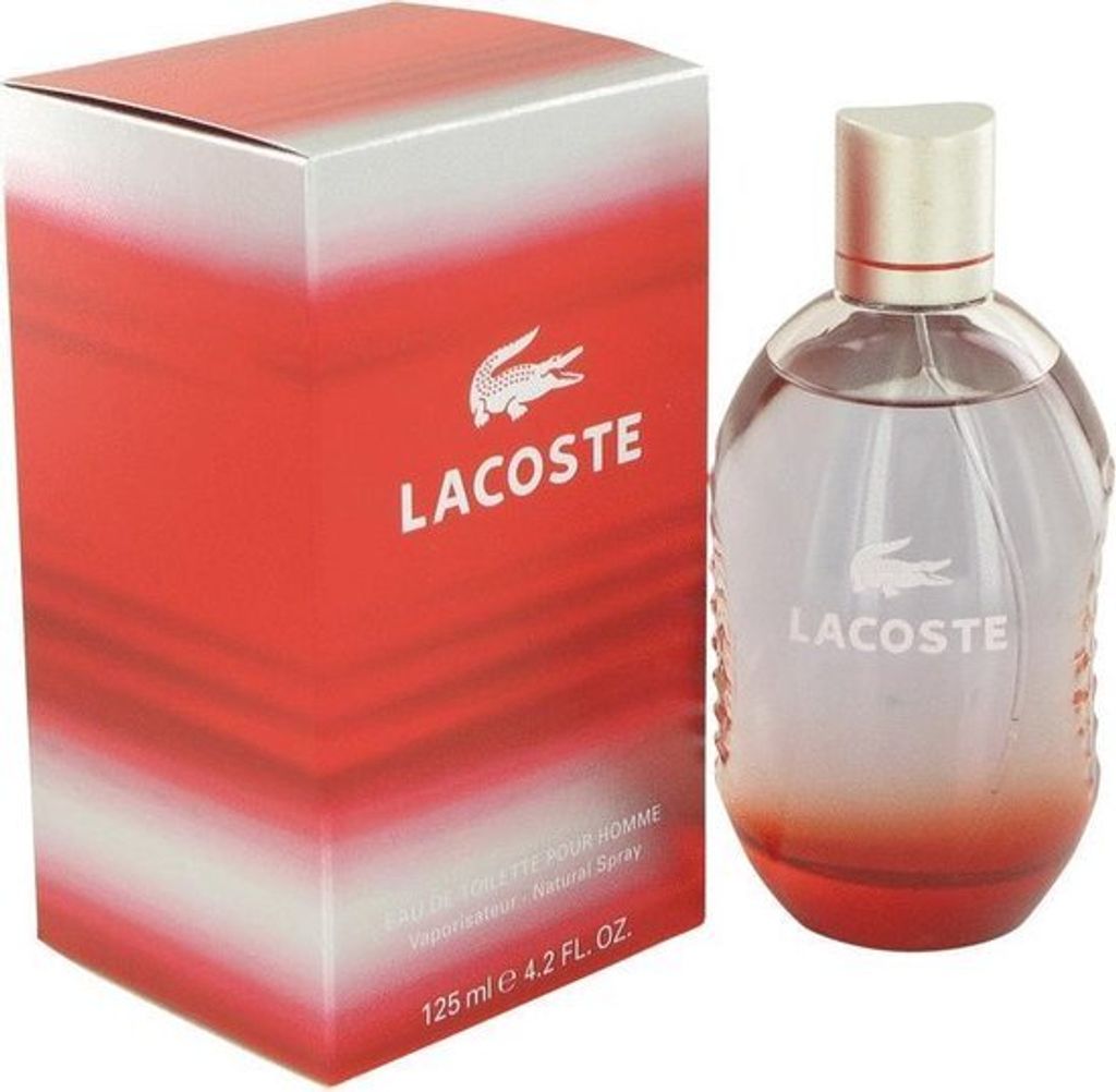 A perfume bottle and its box are displayed side-by-side against a white background.