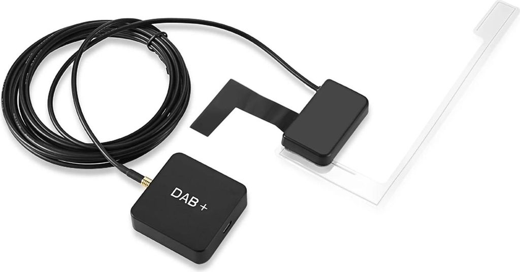 DAB Box - Digitalradio Empfänger/Tuner - FM-Übertragung - USB-betrieben - Für Autoradio - Android 5.1 oder höher - Schwarz