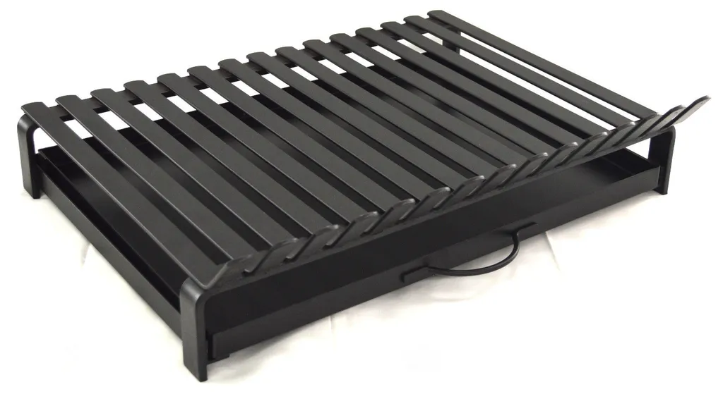 Support de barbecue stable en fer 60x40 cm - Fini les aliments qui tombent