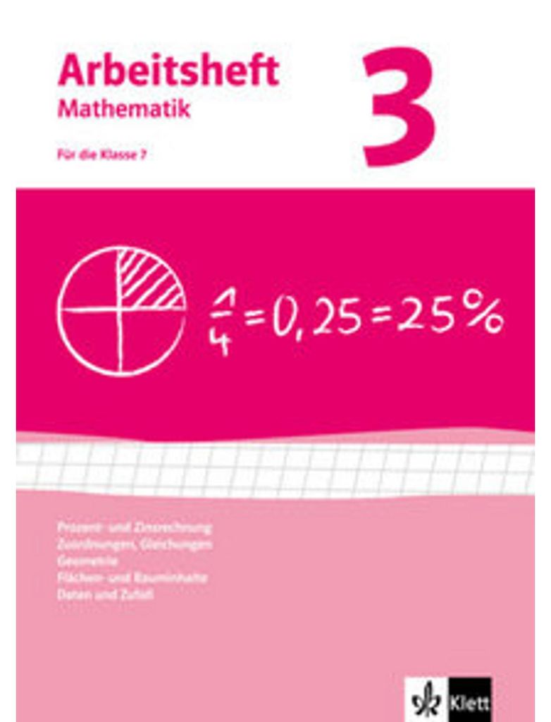 Arbeitshefte Mathematik 3. Neubearbeitung. Arbeitsheft plus Produktbild 