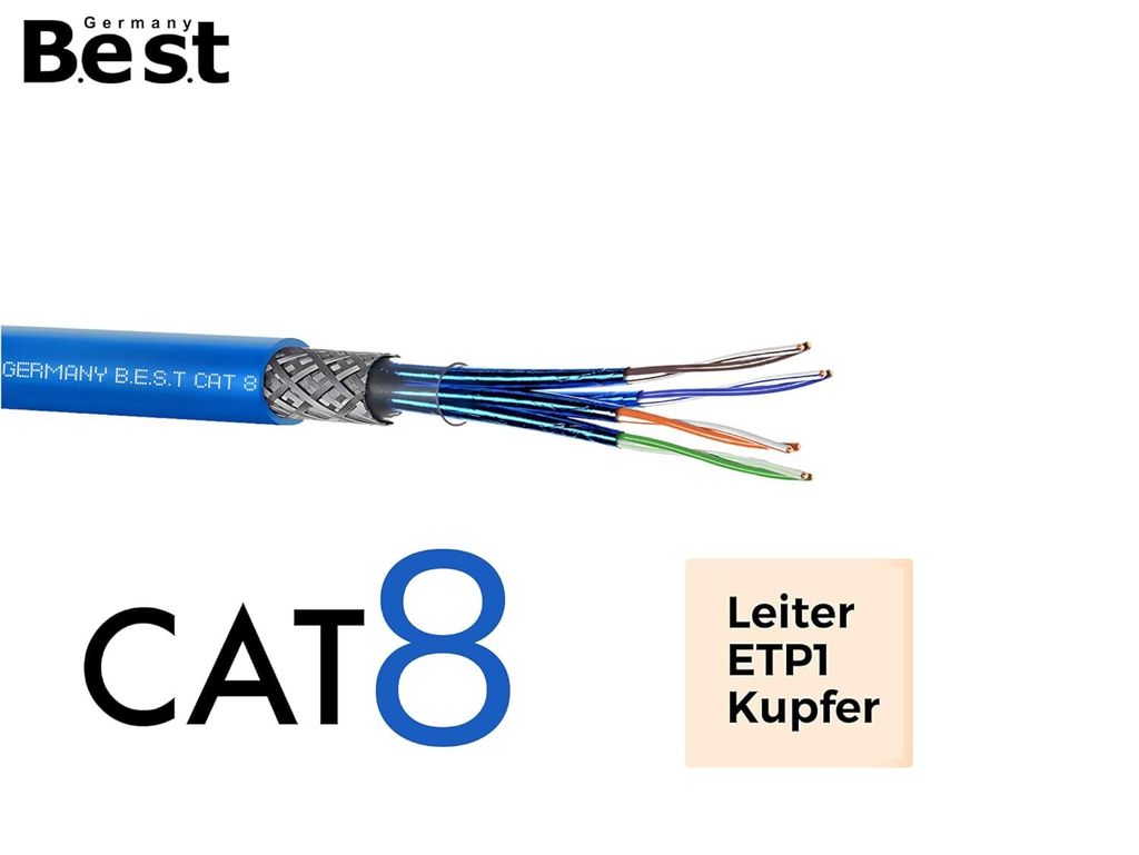 500m CAT 8 Netzwerkkabel Verlege Kabel 40 Gbit/s CAT8 Produktbild 4