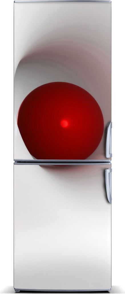 Tulup Kühlschrankdekoration - Magnetmatte - 60 cm x 180 cm - Magnet auf dem Kühlschrank - Abstraktion Kugel