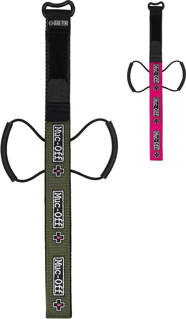 Sangle Muc-Off Utility Frame Strap verte pour fixer vos accessoires - 3